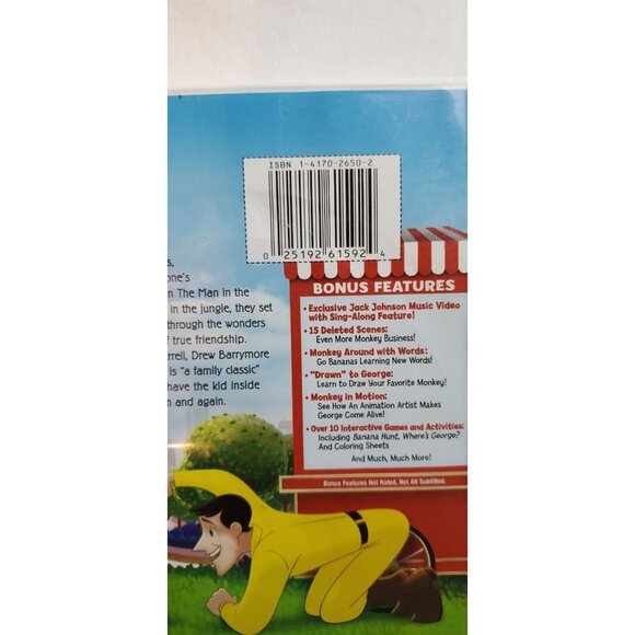 Curious George - DVD 2006 Widescreen - Will Ferrell Drew Barrymore - Picture 5 of 5